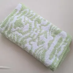 美品 Kashwere ハーフブランケット ダマスクス グリーン カシウエア