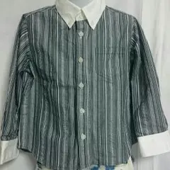 a.v.v カッターシャツ 110㎝ ストライプ フォーマル