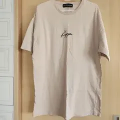 Kappa 半袖Tシャツ ベージュ ロゴ刺繍