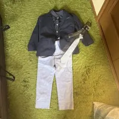 H&M フォーマルスーツセット ネイビー・グレー