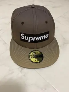 P*D様 supremeキャップ ブラウン 7 1/8 Supreme ブラウンキャップ 7 1/2 - メルカリ