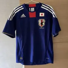 「美品」adidas 日本代表 サッカーシャツ 青　160