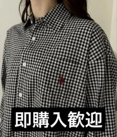 Ada.別注//U.S.POLO ASSNギンガムチェックシャツ Mサイズのサムネイル