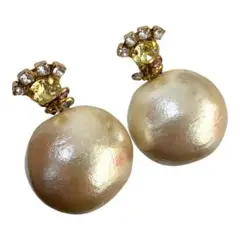 mignon♡ビッグコットンパールピアス