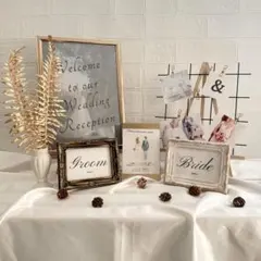 これで完璧ウェルカムスペース❣️ミールヘーデン風　フォトサイン