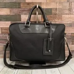 ✨美品 ペッレモルビダ　キャタピーノ　ブリーフケース　2way　ブラック　レザー