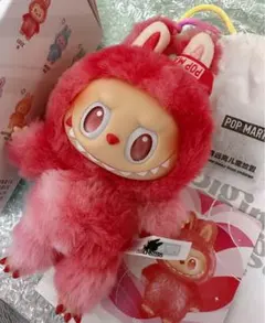 新品未使用★ラブブビッグイントゥーエナジーLOVE赤ポップマートPOPMART