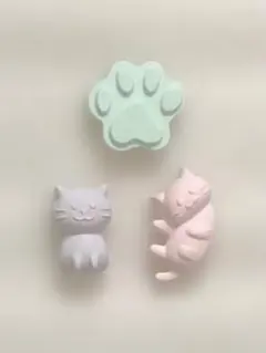 アロマストーン 猫 肉球 3個セット