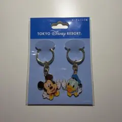 東京ディズニーリゾート ミッキー・ドナルド キーホルダー 2個セット