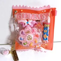 ガチャ詰めポーチ 　赤・ピンク系　おジャ魔女どれみ　セボンスター　プリキュア