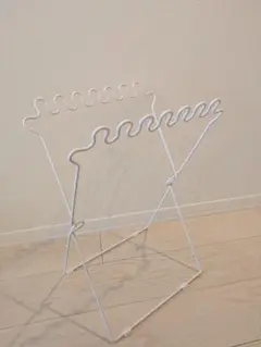 ホワイト金属　ゴミ袋スタンド