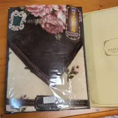 毛布　NAPOLÉON CLUB 花柄140×200　やわらかタッチ　シングル
