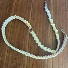 スマホショルダーストラップ 多色編み込みデザイン