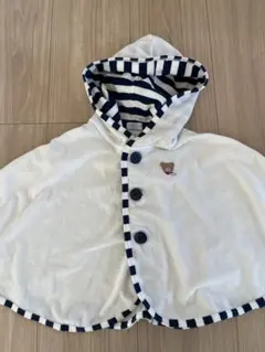 ミキハウス ベビーポンチョ 70-90cm