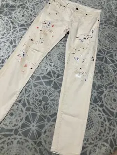 デンハム MONROE GRCONF ペイント　デニム