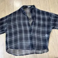 aquaist シアーチェックシャツ　しまむらのサムネイル