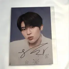 NCT WISH シオン WISHLIST 直筆サイン入りポストカード