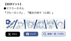 希少！非売品【ブルーロック】アニメイト ブックフェア 2022 マフラータオル