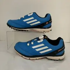 アディダス adizero ゴルフシューズ BOA ブルー 25cm