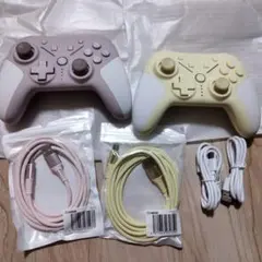inklink Switch2 用 コントローラーピンクとハニー2個セット