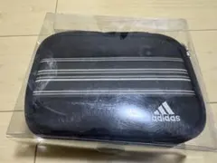 adidasgolf ポーチ ブラック ストライプ