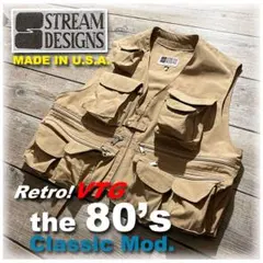 80s廃番美品! フィッシングベストのロールスロイスStream Designsのサムネイル