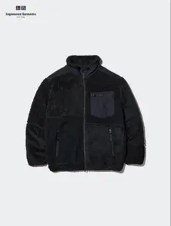 ユニクロ　エンジニアドガーメンツ　コンビネーションフリースジャケット　ブラックL