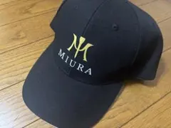 三浦技研　MIURA USモデル　ロゴ入りキャップ　ブラック　新品　送料込み