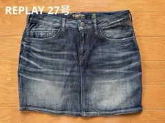 REPLAY リプレイ デニム ミニスカート 27