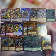 遊戯王ラッシュデュエル XYZ デッキパーツ 各3枚 13種 プロダクト