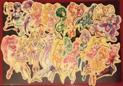プリキュアマグネットステッカー 22枚セット＋小4枚