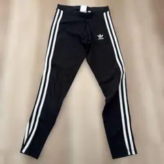 adidas 3本ライン スパッツ Sサイズ 黒