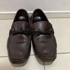 フェラガモ　ローファー　レザー　茶色　メンズ　7サイズ　25cm