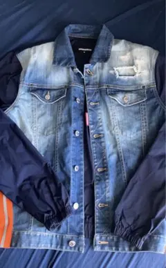 1週間限定大幅値下げ中DSQUARED2 ハイブリッドデニムジャケット Gジャン