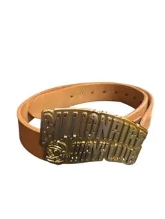Billionaire Boys Club レザーベルト Billionaire Boys Club - Gold/Natural D&D Leather Belt | HBX