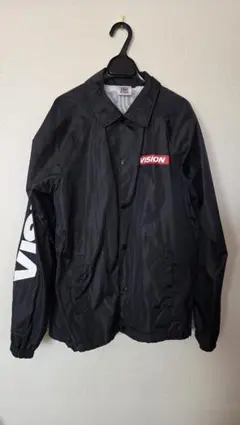 VISION ストリートウェア ナイロンジャケット ブラック Lサイズ