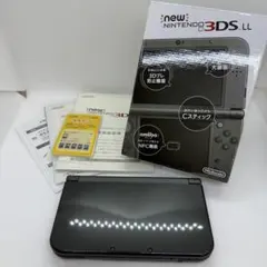 【ジャンク】任天堂　New ニンテンドー　3DS LL メタリックブラック　箱付