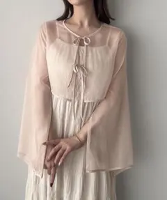 【Meiru】 ボレロ＋キャミワンピースセット