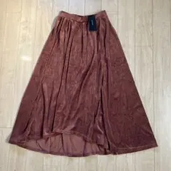 INGNI イング ベロア ロングスカート フレアスカート フリル 可愛い 大人