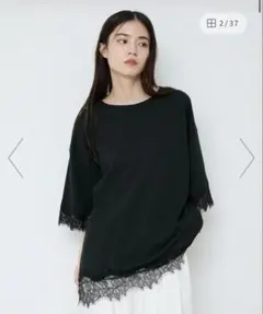 新品未使用品】EENK レース付きTシャツ韓国購入 - メルカリ