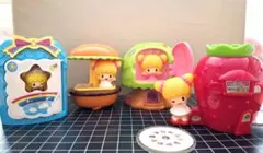 【2013年全4種コンプ・美品】ハッピーセット こえだちゃん ギミックハウス4点のサムネイル