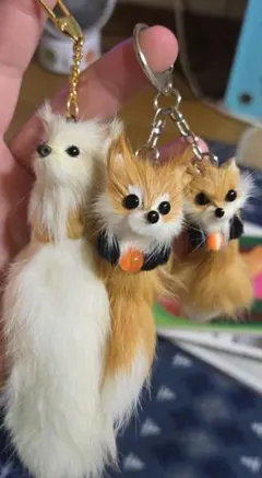 きつね キーホルダーセット