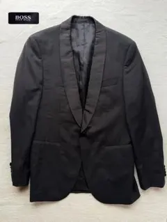 ヒューゴボス　BOSS シルクカラー ジャケット ブラック