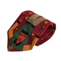 Jacques Cattellain アートプリント ネクタイ