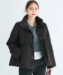 ◇新品、タグ付き◇ フェンネル fennel ペプラムヘムダウンジャケット