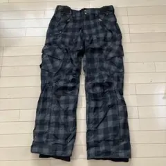 10.14 CSB スノーボードウェア パンツ チェック ブラウン M