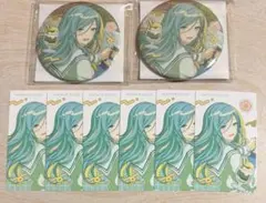 日野森雫 birthday バースデー グリッター缶バッジ エピカ