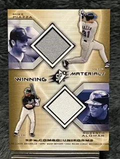 2002 UD SPX PIAZZA / ALOMAR ユニフォームカード