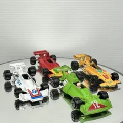 レア　ビンテージ　ヤットミン　ミニカー　 フォーミュラ1　レースカー　4台セット