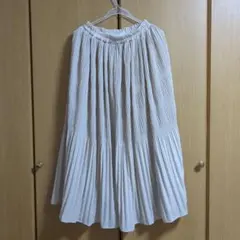 grove プリーツロングスカート S